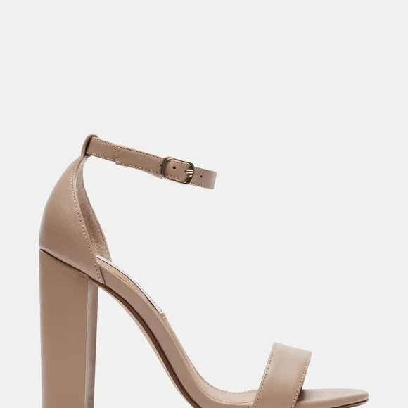 Steve Madden Carrson Dress Sandal Blush Leather (Sz. 9) - Picture 2 of 10